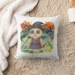 Cojín Decorativo Tema de Tennis Halloween