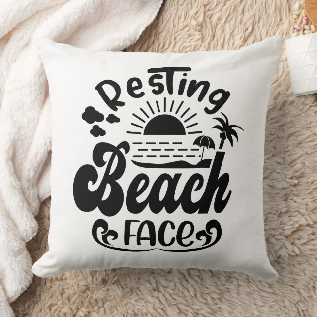 Cojín Decorativo Tema de vacaciones de verano (Manta)