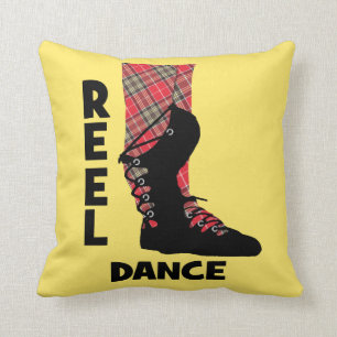 Cojín Decorativo Tema del baile rural de Reel Dance Scottish