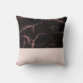 Cojín Decorativo Tema del color rosa y negro