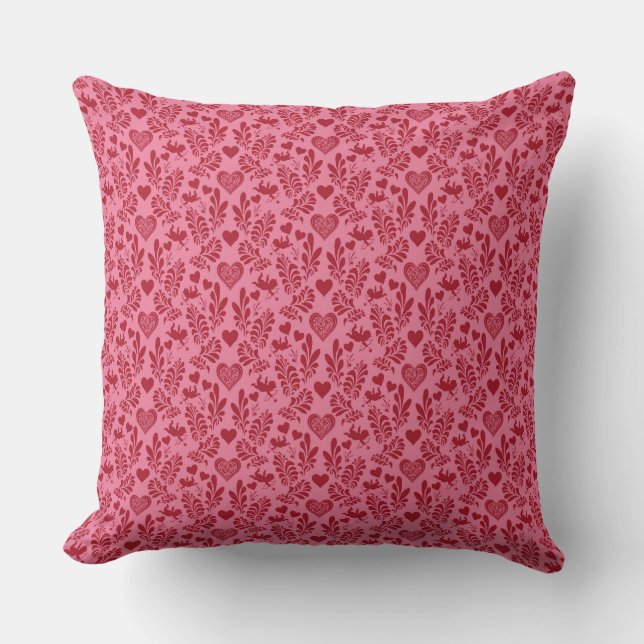 Cojín Decorativo tema del día de San Valentín  (Anverso)