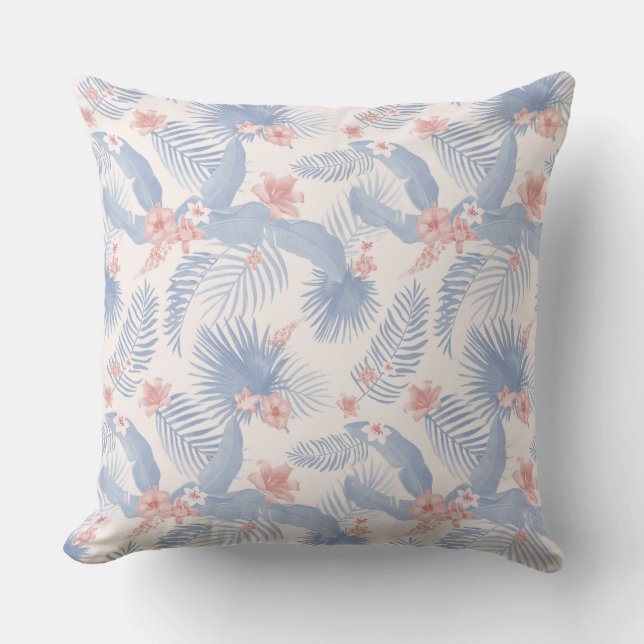 Cojín Decorativo Tema del loro tropical (Anverso)