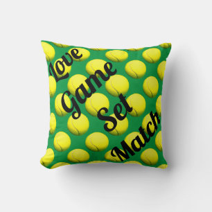 Cojín Decorativo Tema del tenis del arte pop