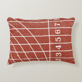 Cojín decorativo temático de deportes de pista en 