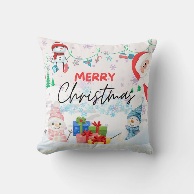 Cojín decorativo temático de navidades (Anverso)