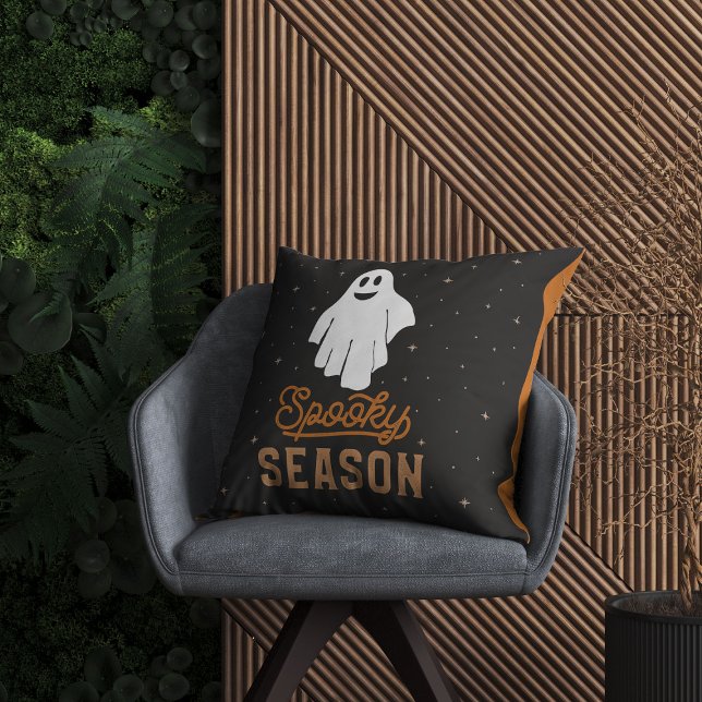Cojín Decorativo Temblorosa temporada Halloween Fantasma Pillow (Subido por el creador)