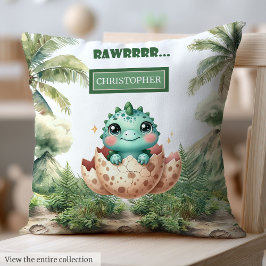 Cojín Decorativo Tembloroso Hatching Pronto Baby Dinosaur Baby Pill