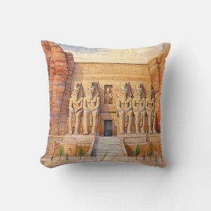 Cojín Decorativo Templo Majestic Abu Simbel
