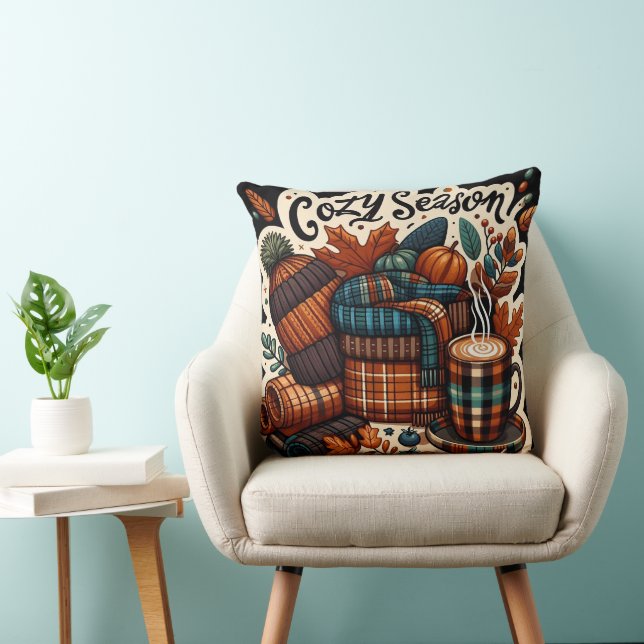Cojín Decorativo temporada acogedora (Silla)