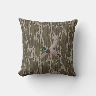 Cojín Decorativo Temporada de caza camuflaje Pato Mallorquín Fondo