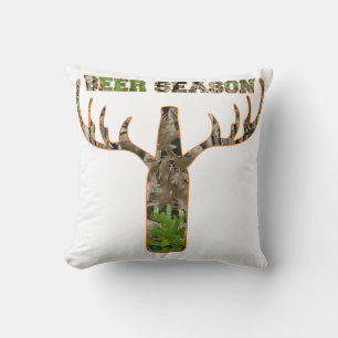 Cojín Decorativo Temporada De Caza De Cervezas Regalo De Temporada