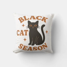 Cojín Decorativo Temporada de gatos negros
