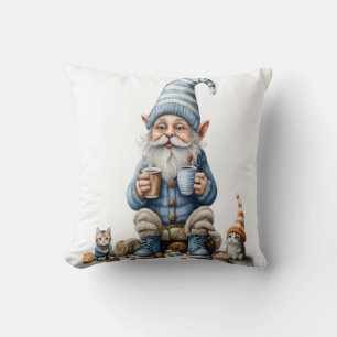 Cojín Decorativo Temporada de Gnome e invierno