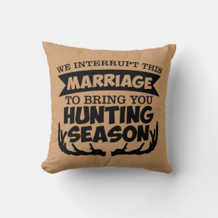 Cojín Decorativo Temporada de matrimonio y caza