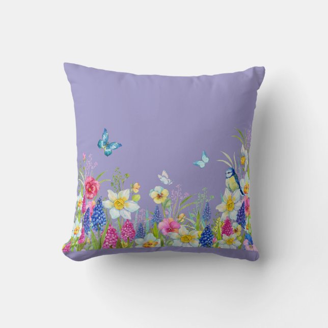 Cojín Decorativo Temporada de primavera (Anverso)