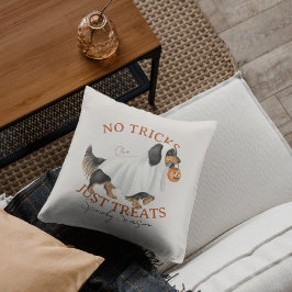 Cojín Decorativo Temporada De Tocos De Ghost Costume Perro Dachshun