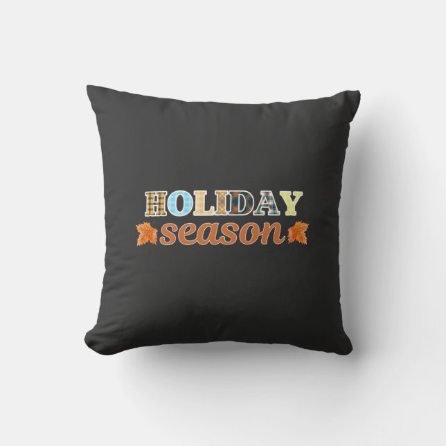 Cojín Decorativo Temporada de vacaciones (Anverso)