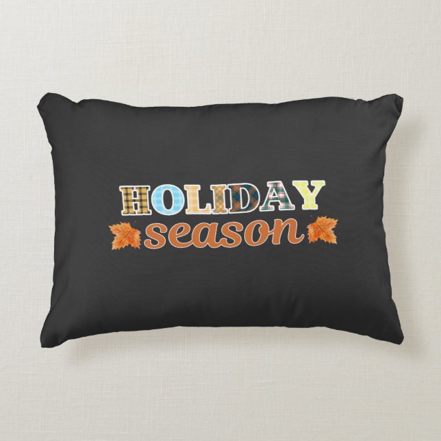 Cojín Decorativo Temporada de vacaciones (Anverso)