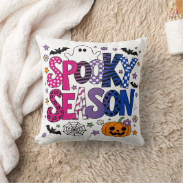 Cojín Decorativo Temporada espeluznante de Halloween bisexual