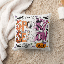 Cojín Decorativo Temporada espeluznante de lesbianas en Halloween