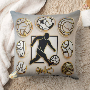 Cojín Decorativo "Tendencias Deportivas Modernas"