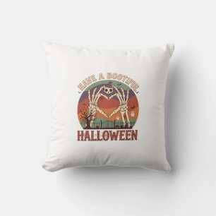 Cojín Decorativo Tener Manos de Esqueleto de Halloween Hermosas Gat