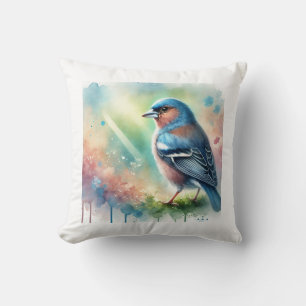 Cojín Decorativo Tenerife Blue Chaffinch 230824AREF139 - Watercolor