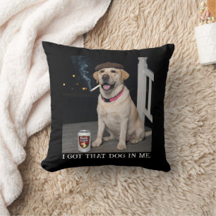Cojín Decorativo Tengo Ese Perro Dentro De Mí, Divertido Labrador R