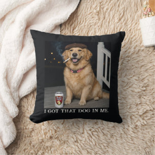 Cojín Decorativo Tengo ese perro dentro de mí, divertido meme de Go