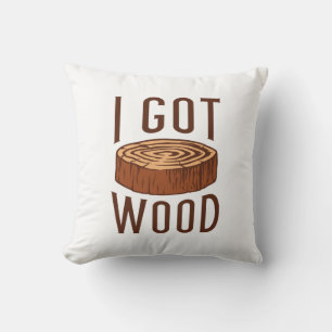 Cojín Decorativo Tengo Madera