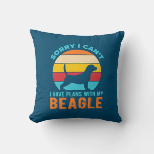 Cojín Decorativo Tengo Planes Con Mi Beagle