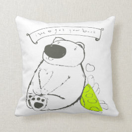 Cojín Decorativo Tengo su parte posterior