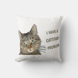 Cojín Decorativo ¡Tengo un problema de altura! personalizado lindo