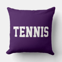 TENIS Texto Blanco Atlético Sobre Púrpura Profundo