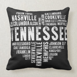 Cojín Decorativo Tennessee Heart Love Knoxville Nashville Memphis 