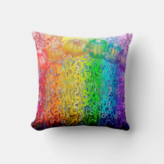 Cojín Decorativo Tentáculos del arco iris