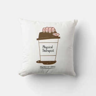 Cojín Decorativo Terapeuta Físico Potenciado por Café