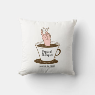 Cojín Decorativo Terapeuta Físico Potenciado por Café