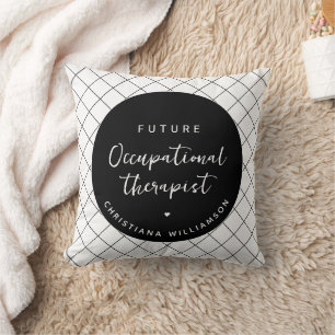 Cojín Decorativo Terapeuta Ocupacional OT Futuro Personalizado Eleg