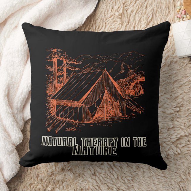 Cojín Decorativo Terapia natural en la Naturaleza (Manta)