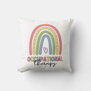 Cojín Decorativo Terapia ocupacional al arcoiris terapista