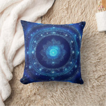Tercer Ojo Chakra Mandala Azul
