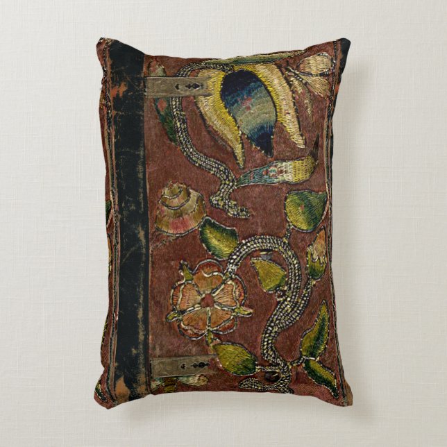 Cojín Decorativo Terciopelo bordado amortiguador rústico de la (Frente (Vertical))