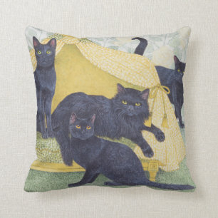 Cojín Decorativo Terciopelo negro