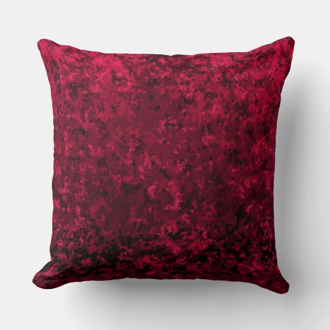Cojín Decorativo Terciopelo rojo (Anverso)