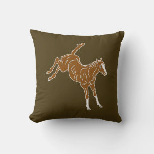 Cojín Decorativo Ternera de caballo de rana - uni-color transparent