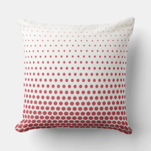Cojín Decorativo Terra Cotta Polka Dots Modern White