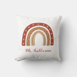 Cojín Decorativo Terracotta Boho Rainbow Gracias regalo