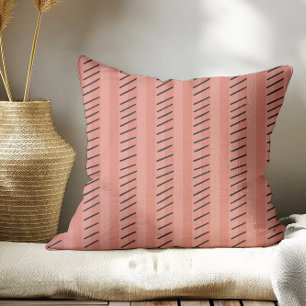 Cojín Decorativo Terracotta Modern Boho Stripes