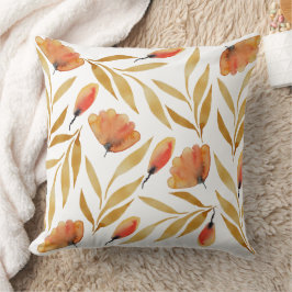 Cojín Decorativo Terracotta Mustard Floral Amarilla